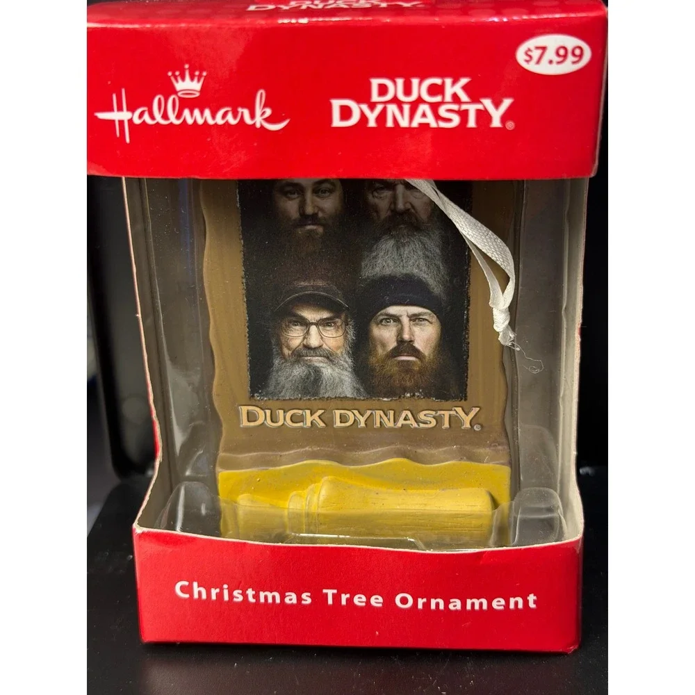 Hallmark Duck Dynasty Christmas Tree Ornament Faith Family Facial Hair NIB